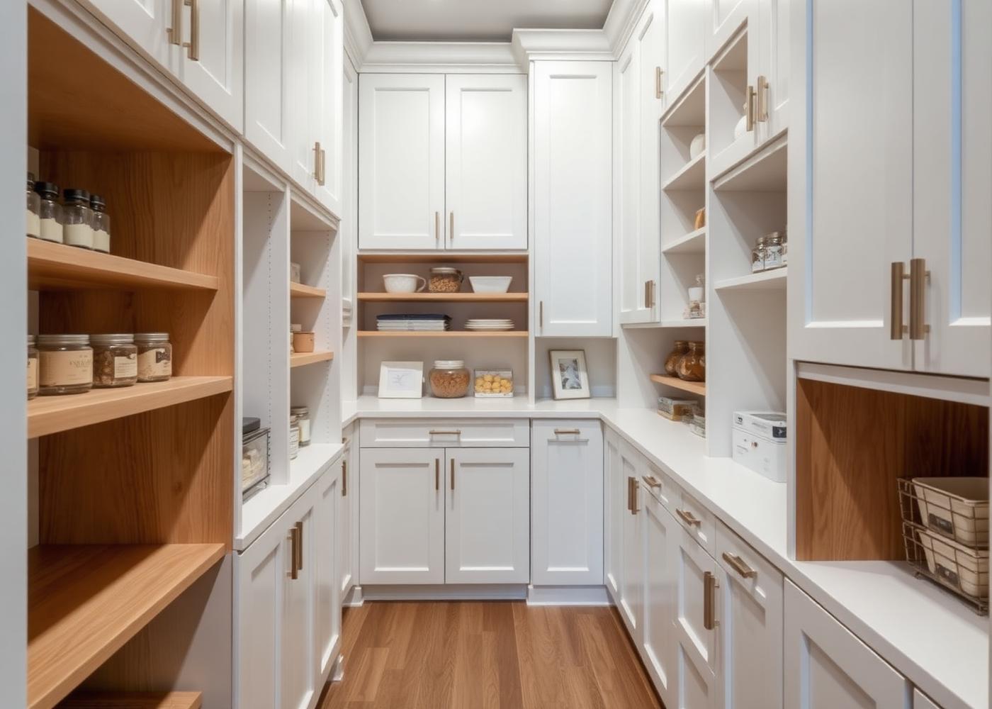 Pantries custom cabinetry in a Washington DC home